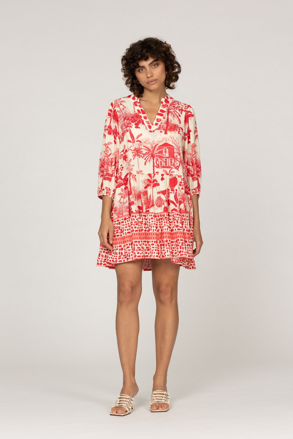 Red Biennials Vermelho Silk Dress