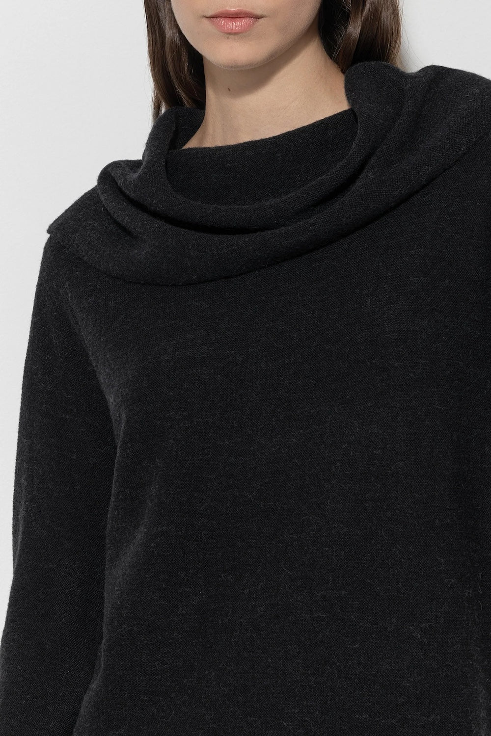 Black Shawl Collar Sweater