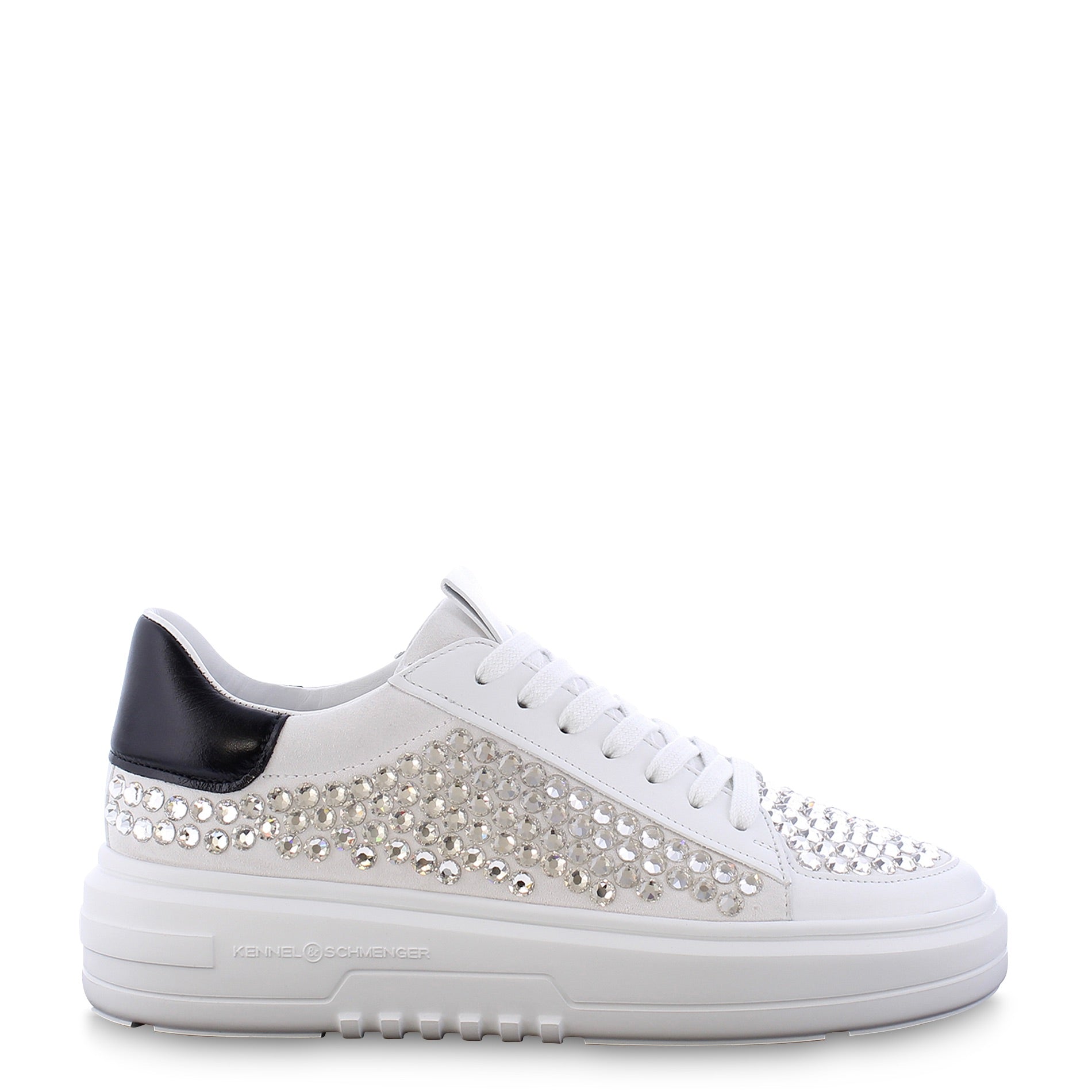 Bianco Turn Crystal Sneakers