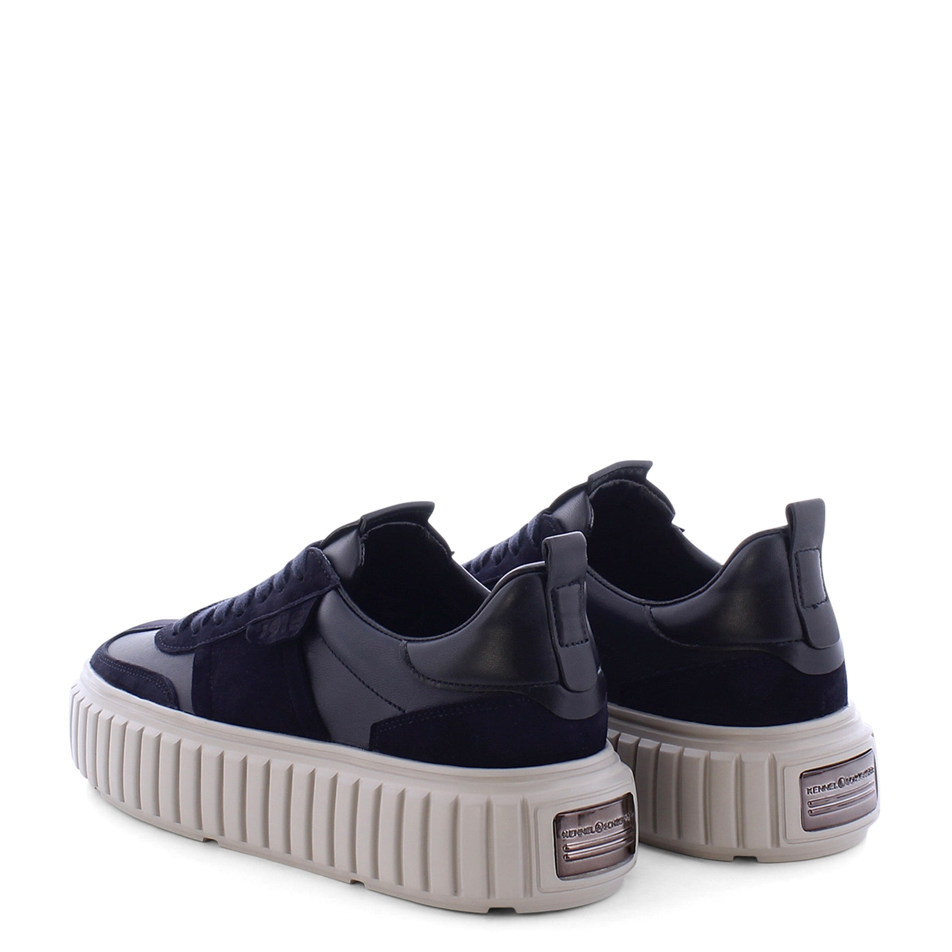 Ocean Navy Platform Sneakers