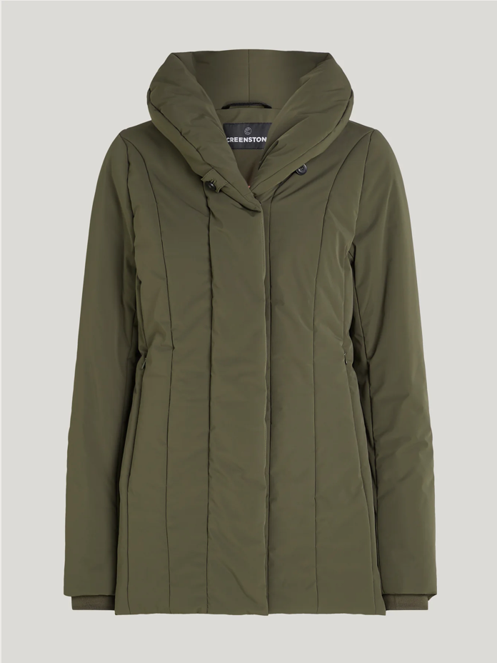 Alphina Dark Olive Lightweight Padded Jacket