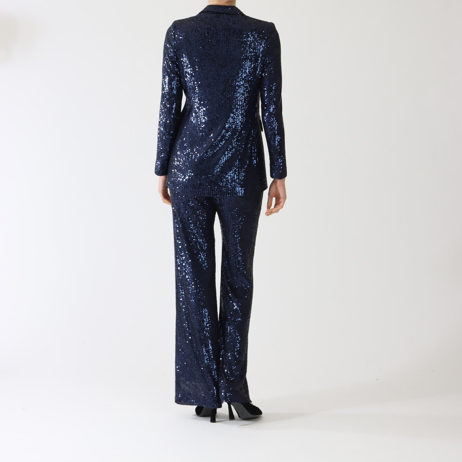 Andrea Lentejuelas Navy Sequin Jacket