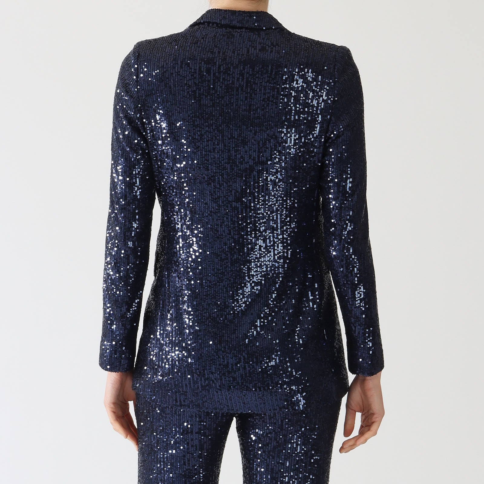 Andrea Lentejuelas Navy Sequin Jacket