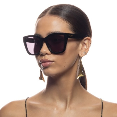 Anything & Everything Black Square Sunglasses