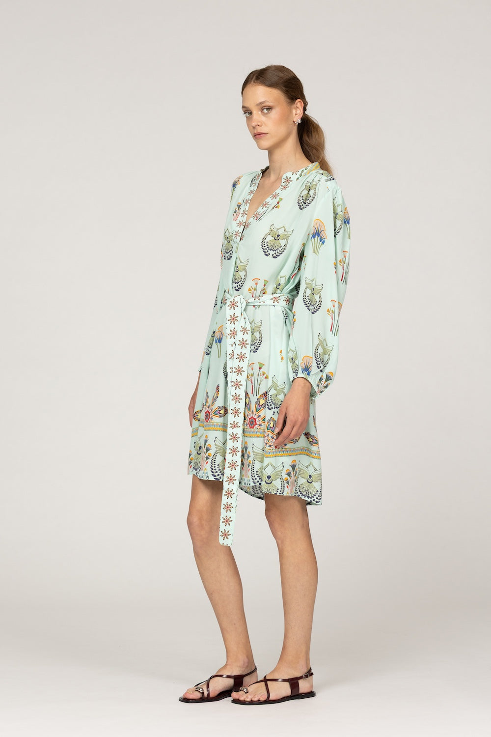 AquaAlliumPistaciaVeraSilkDress_PistaciaVeraAqua_2