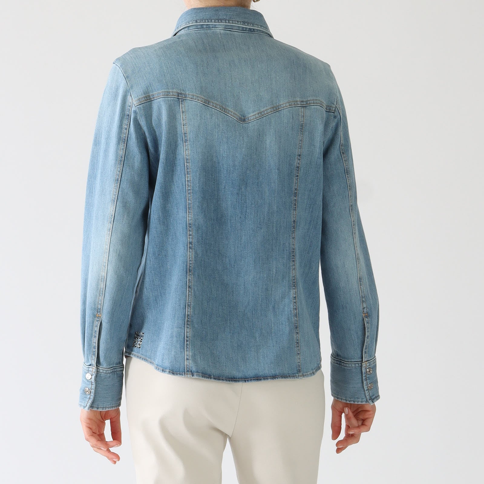 Baby Blue Denim Shirt