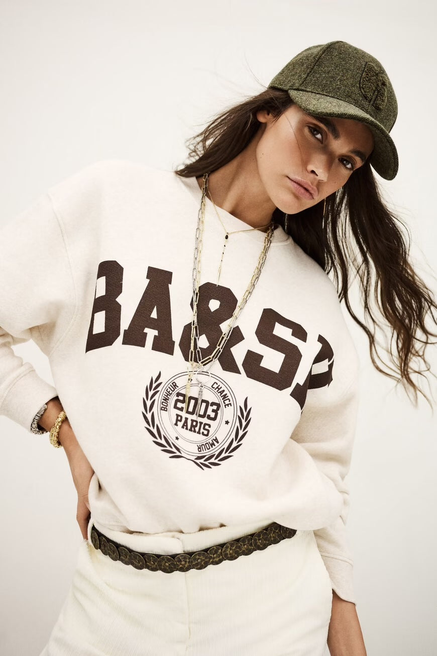 Beige Fenja Campus Sweatshirt