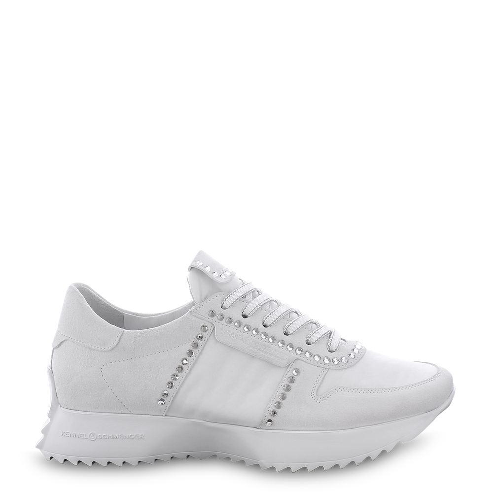 Bianco Pull Rhinestone Sneakers