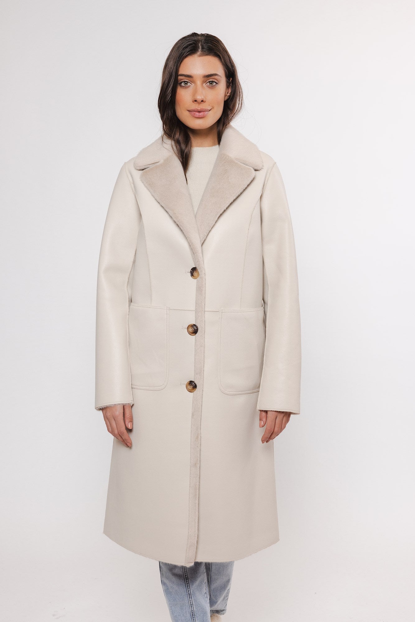 Birch Jula Reversible Long Coat