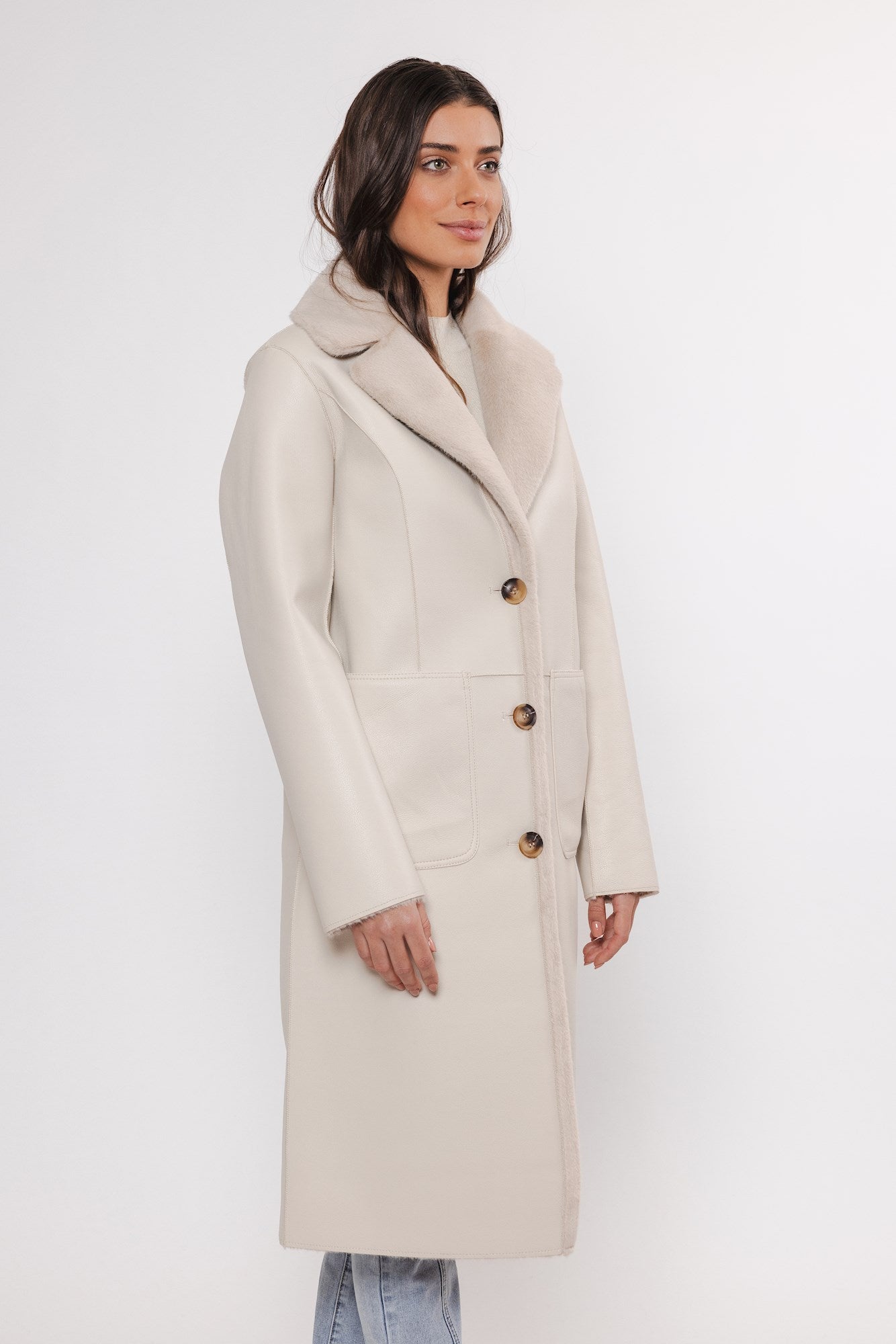 Birch Jula Reversible Long Coat