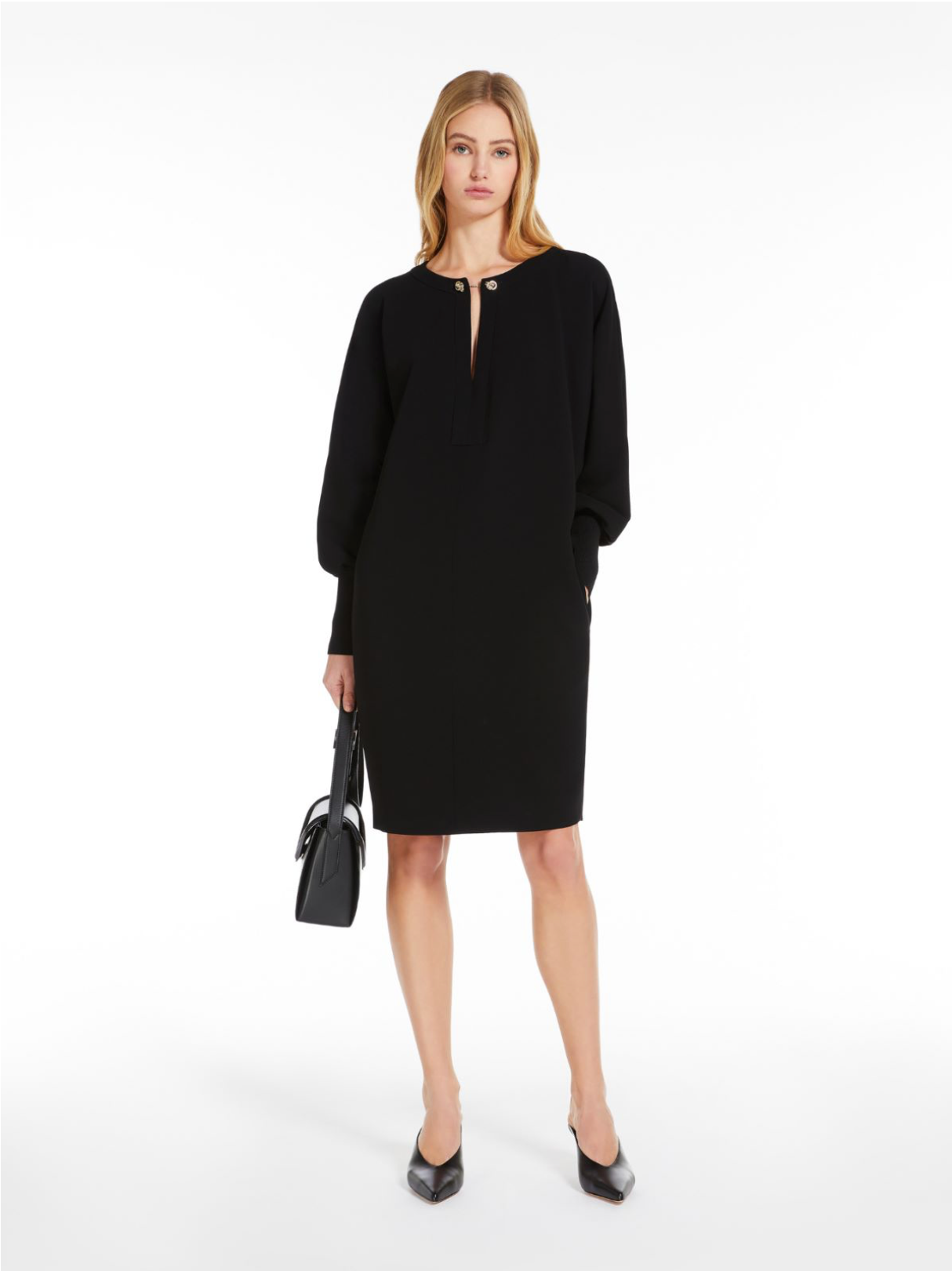 Black Asti Sheath Dress