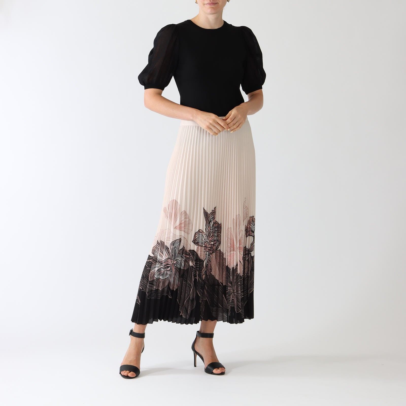 BlackBlossyPrintPleatedMidiSkirt_Black900_2
