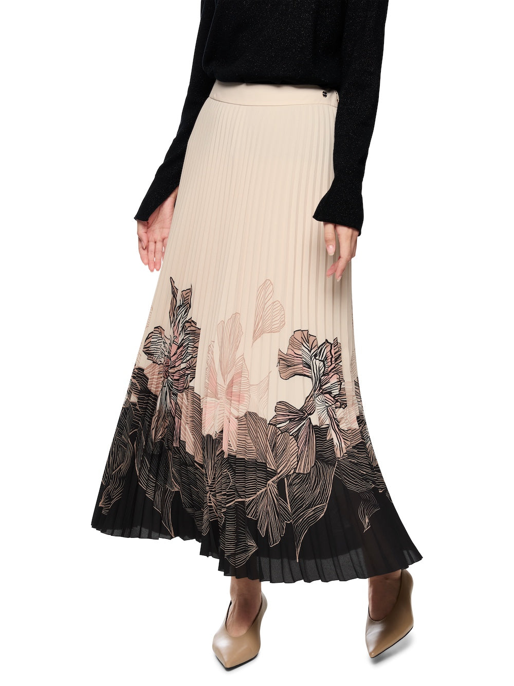 BlackBlossyPrintPleatedMidiSkirt_Black900_5