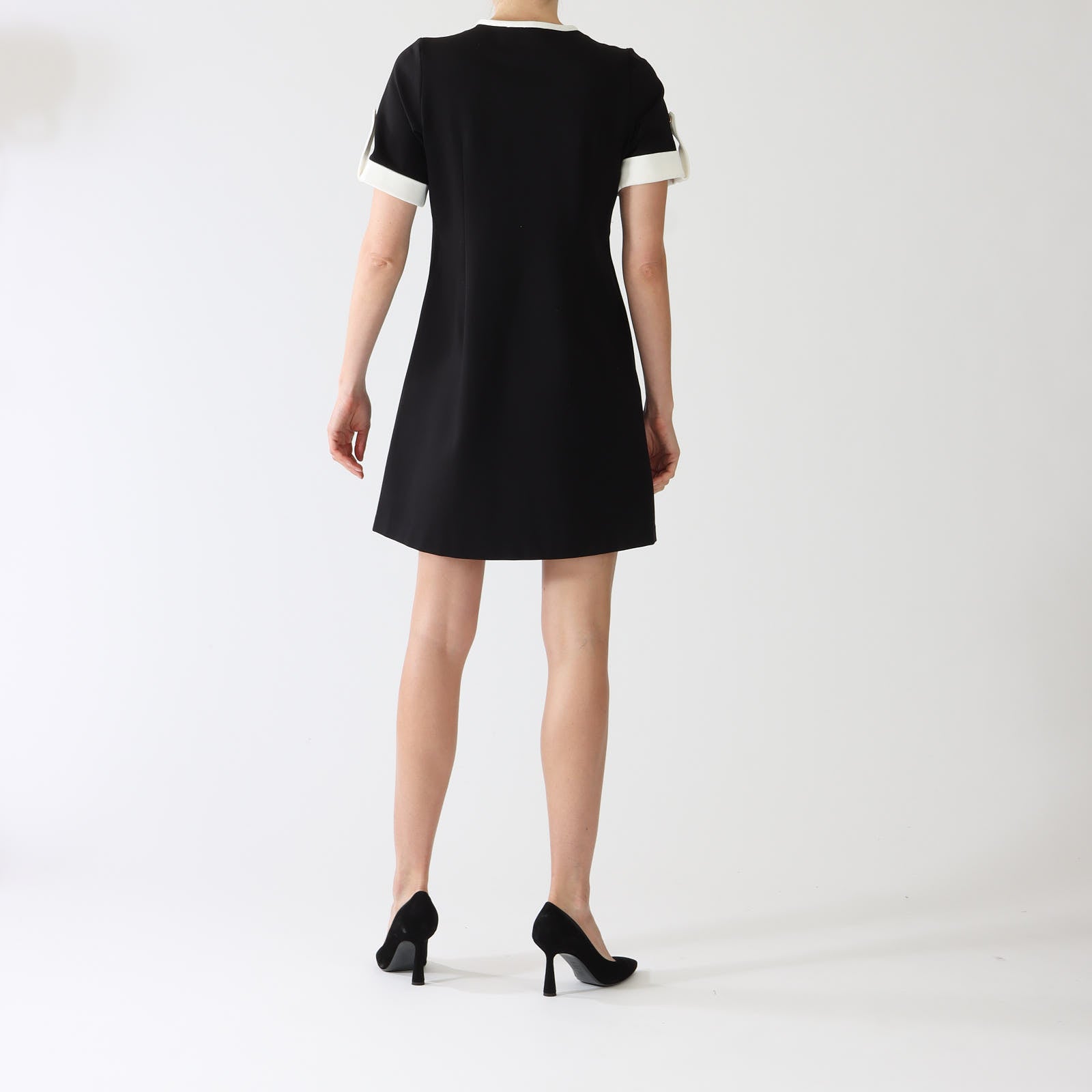 Black  Bristol Jersey Mini Dress