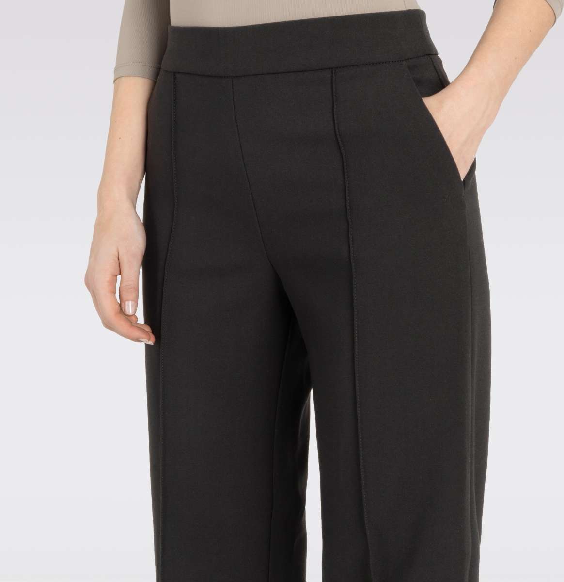 Black Chiara Smart Wide Leg Pants