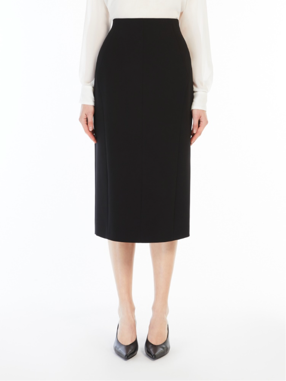 Black Claudia Cady Pencil Skirt