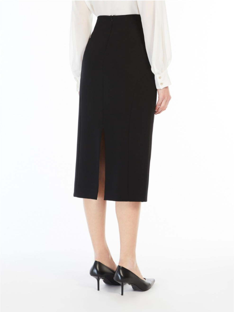 Black Claudia Cady Pencil Skirt