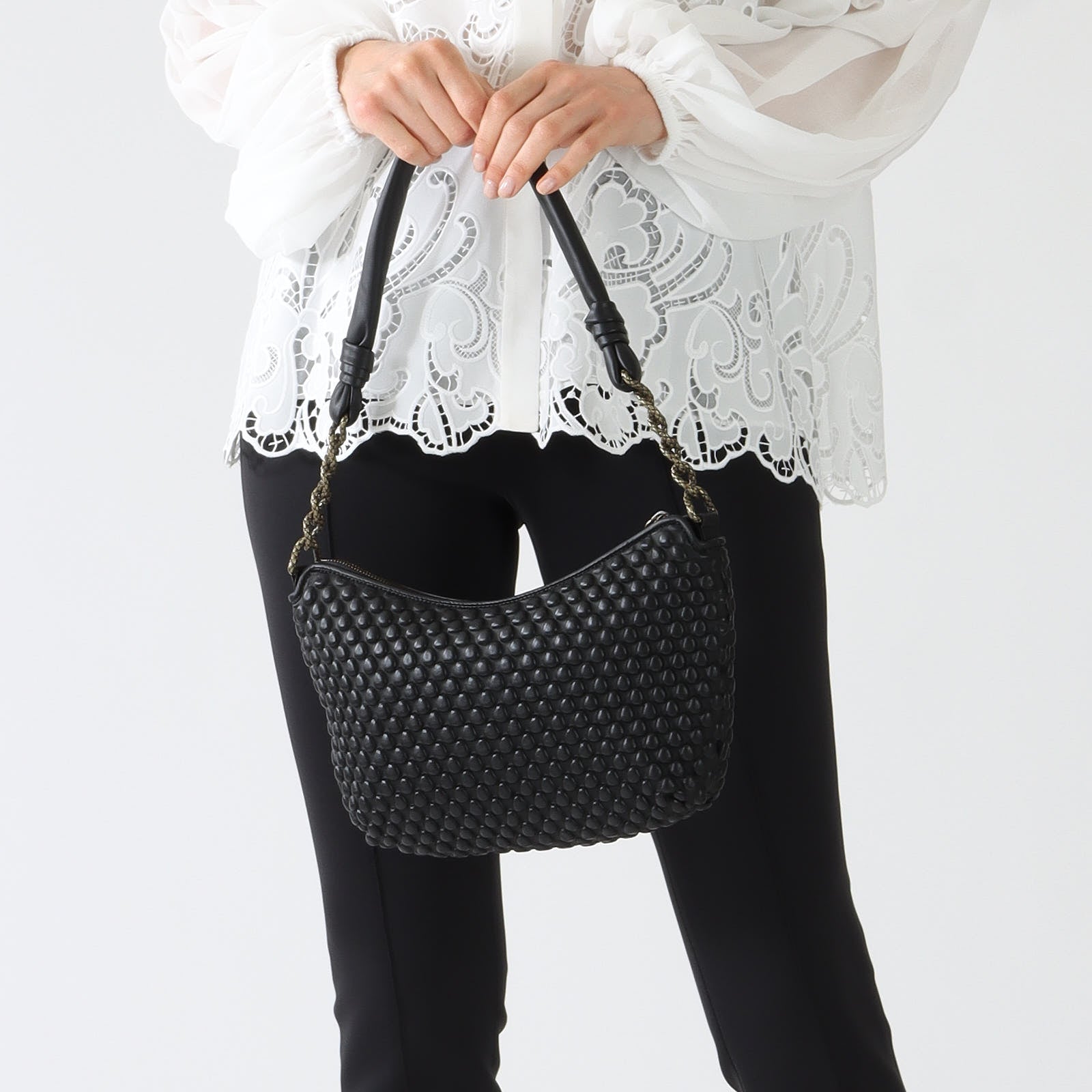 Black Emily Shoulder Bag