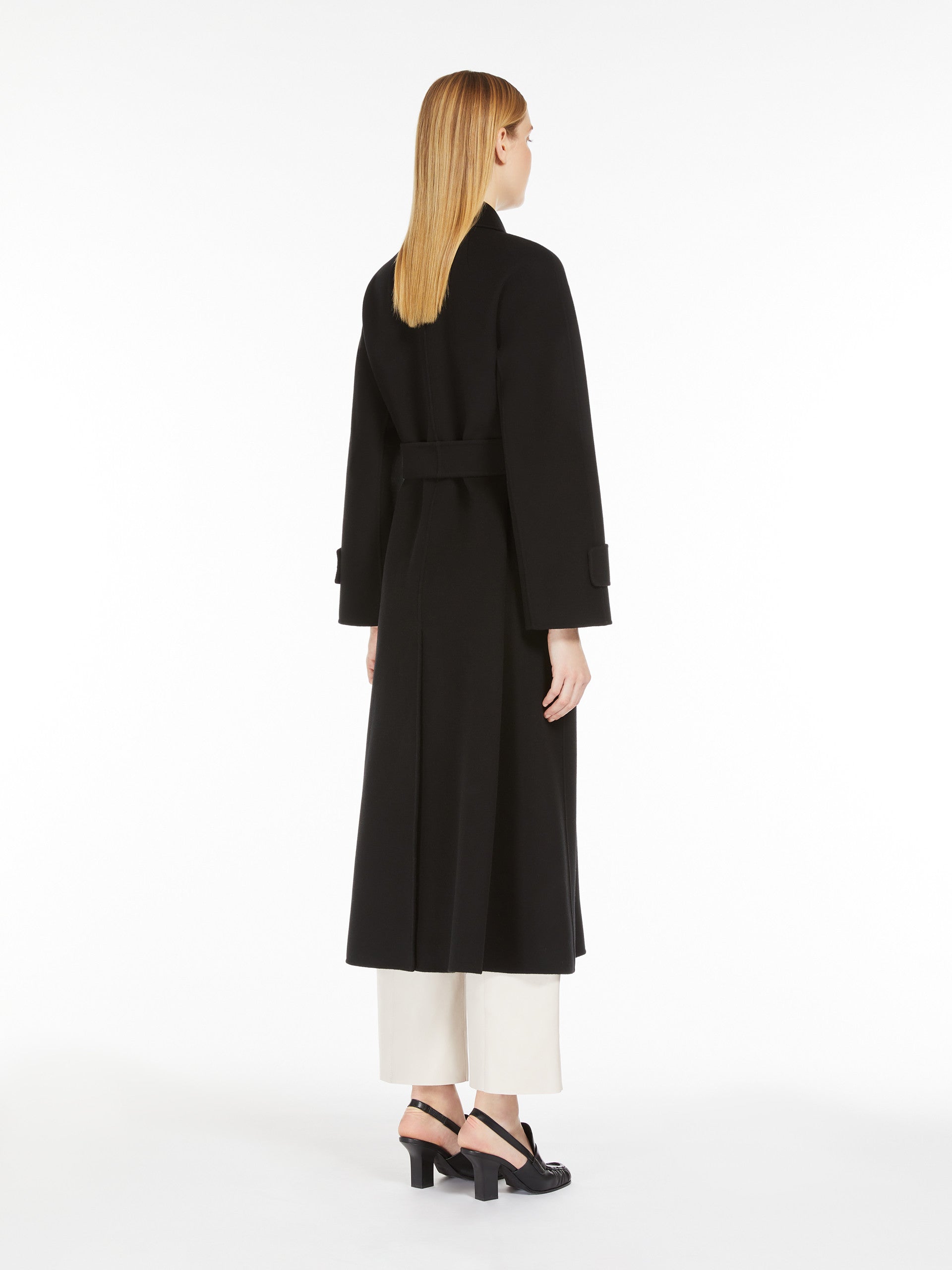 Black Hester Wool Trench Coat