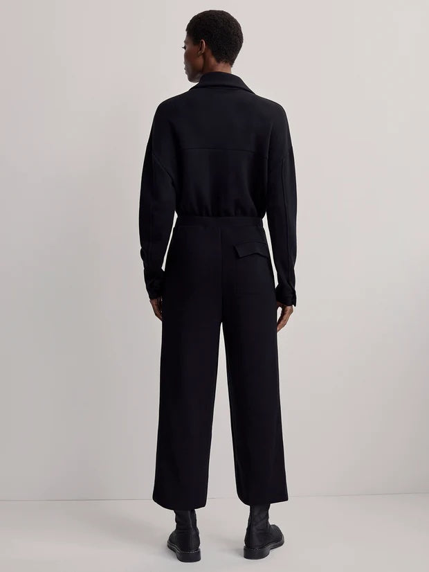 Black Jessie Cuffed Jumpsuit