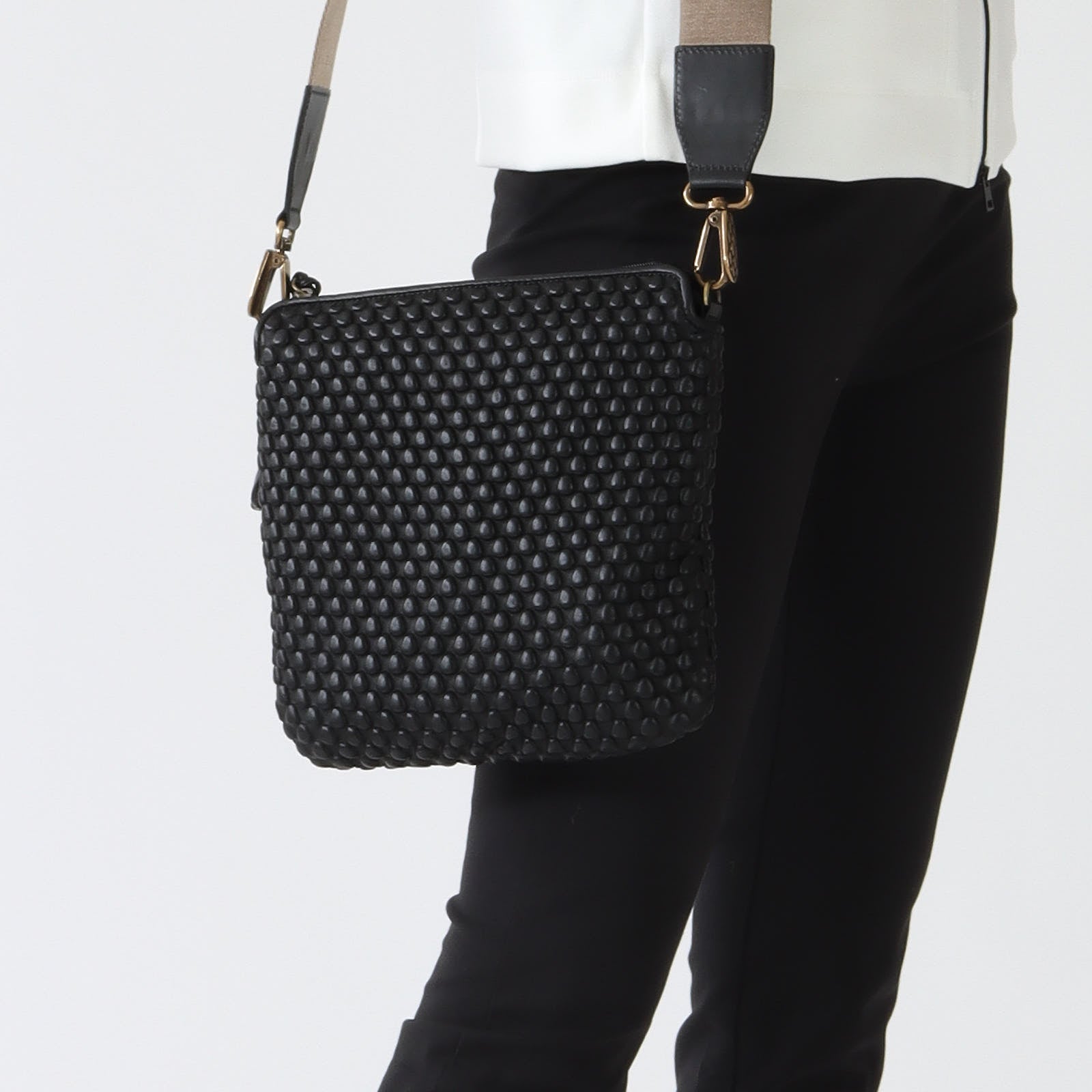 Black Liberty Large Crossbody Bag