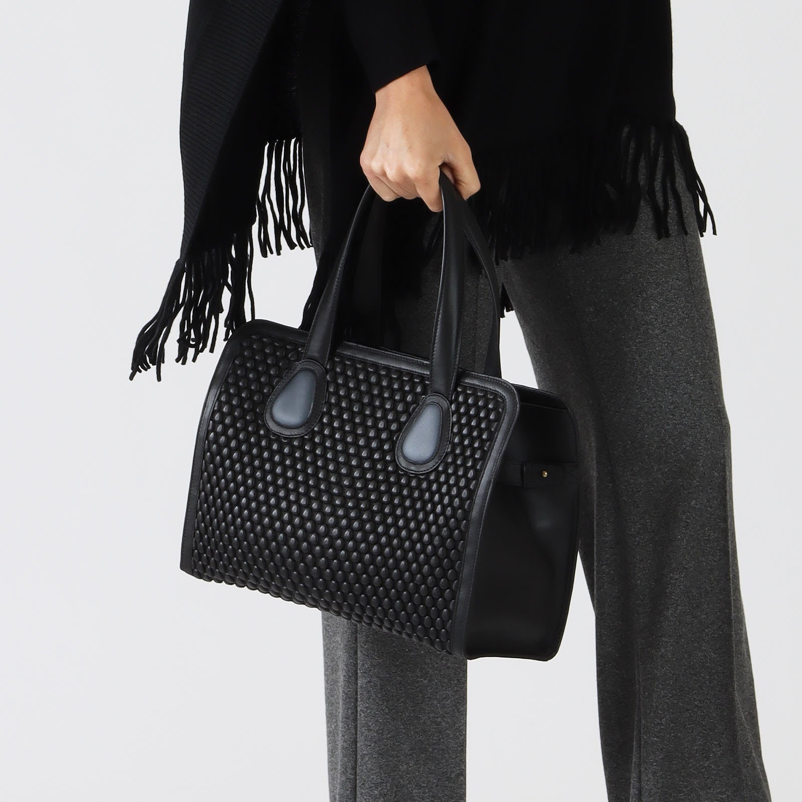 Black & Navy Bel Ami Handbag