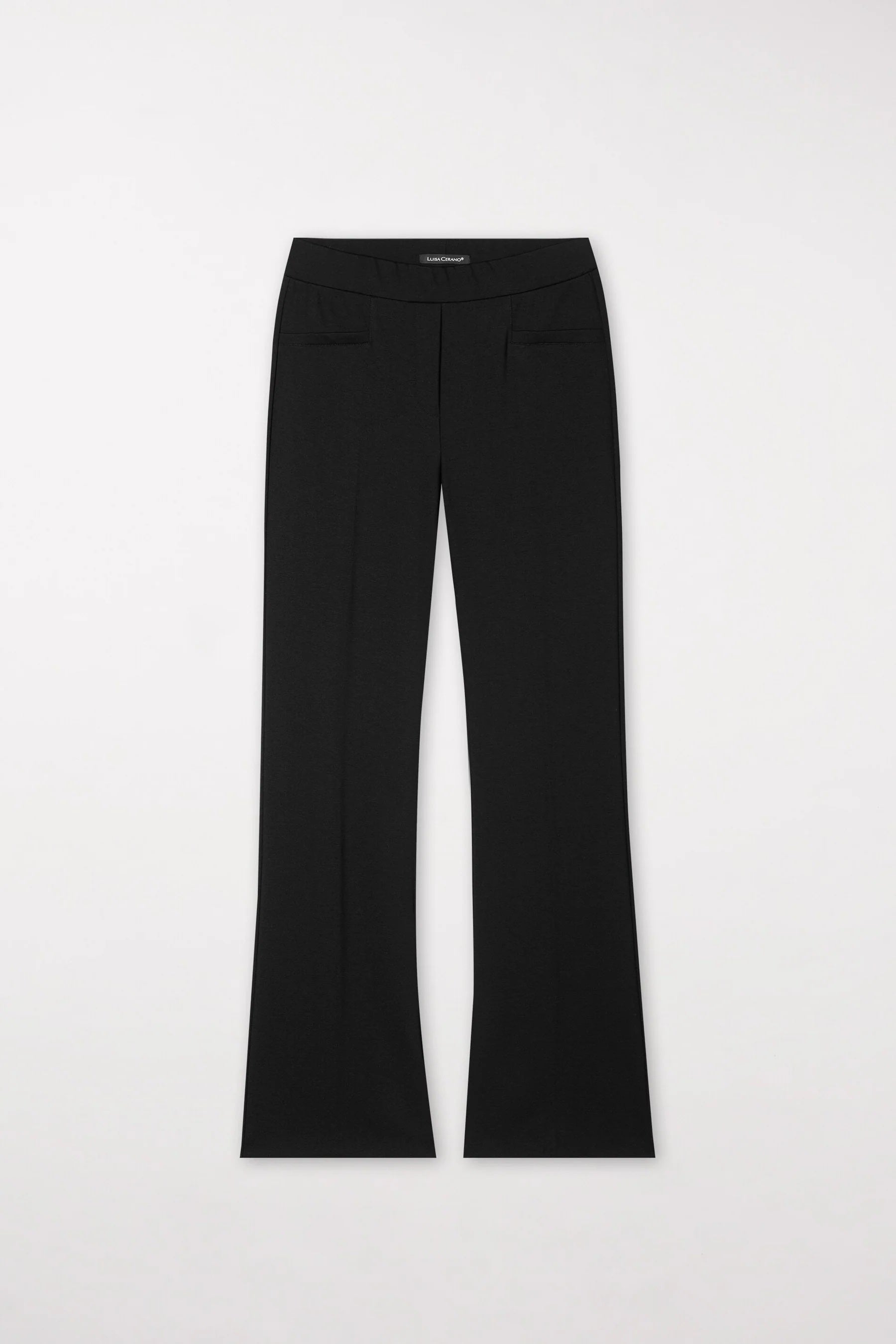 Black Punto Milano Bootleg Pants