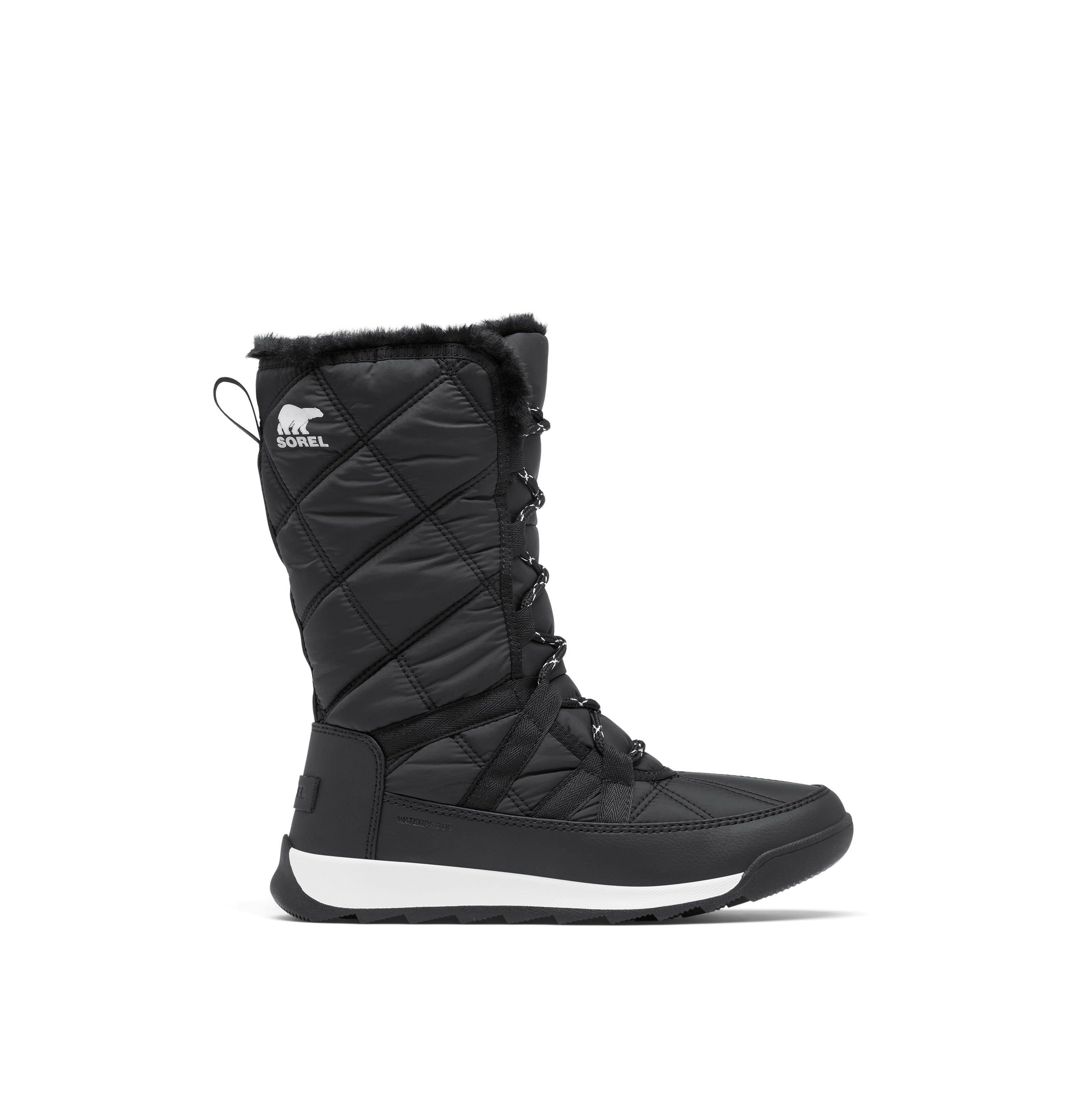 Black & Sea Salt Whitney II Plus Tall Lace Boots