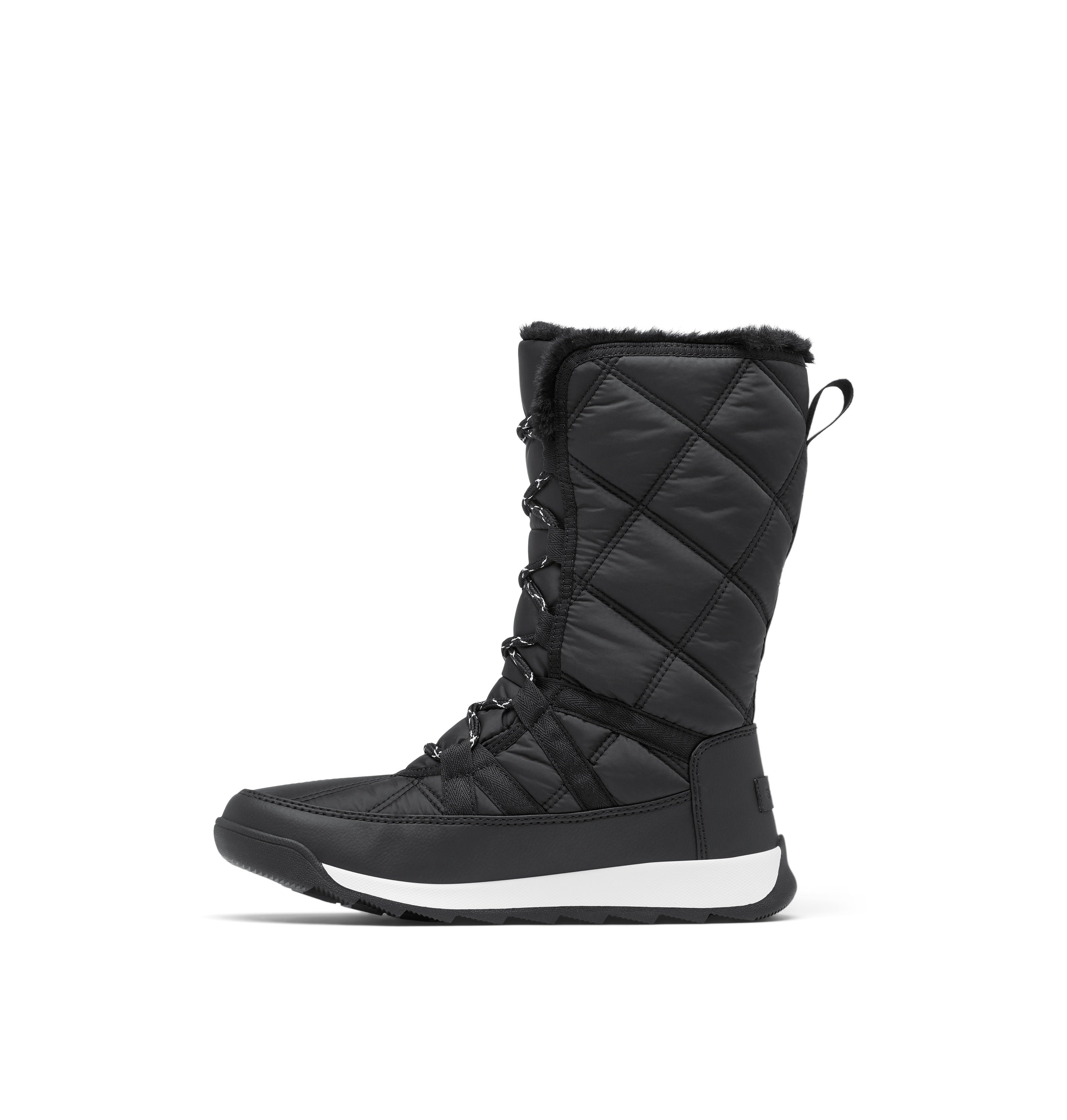 Black & Sea Salt Whitney II Plus Tall Lace Boots