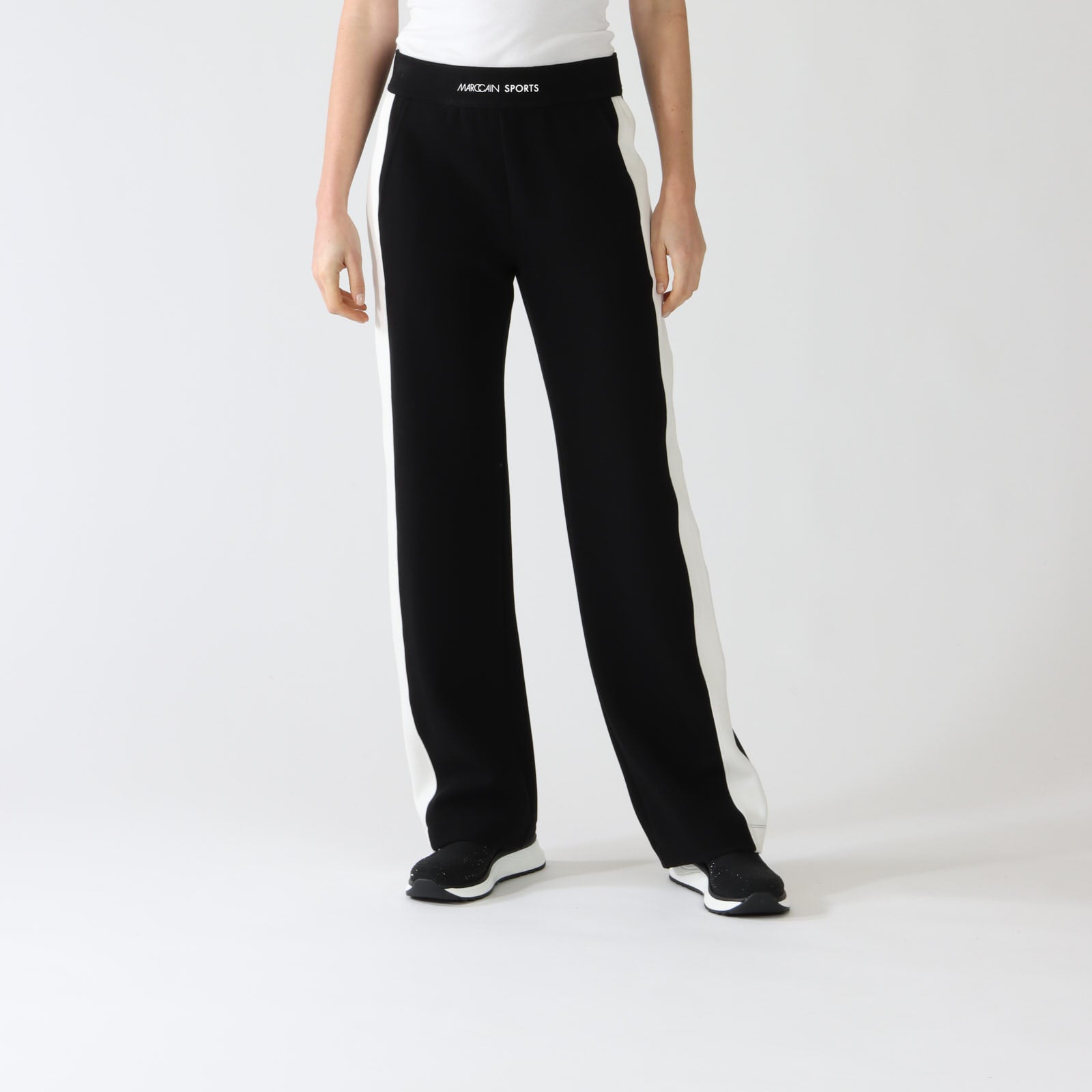 Black Side Stripe Welby Pants