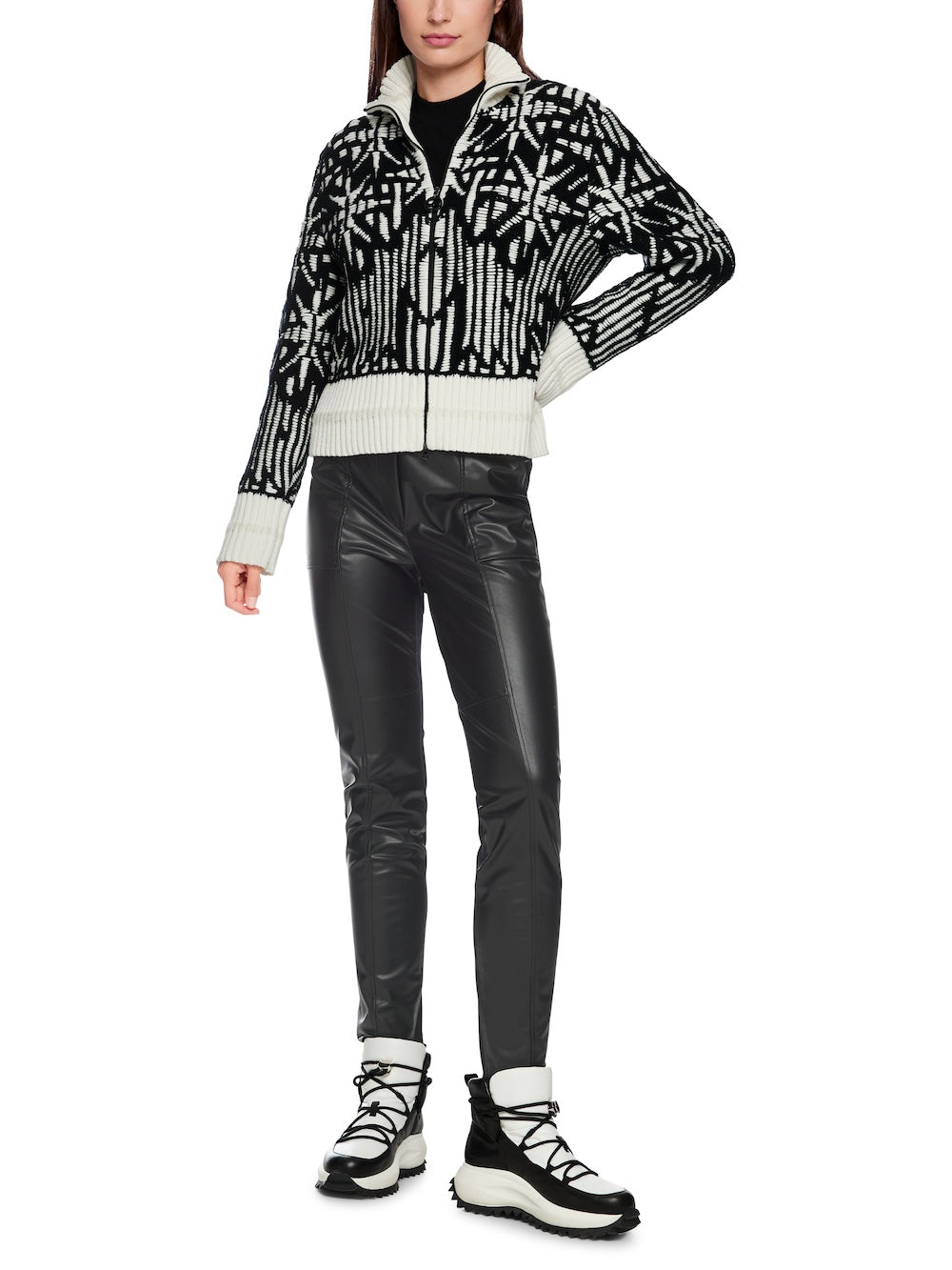 Black Sofia Faux Leather Pants