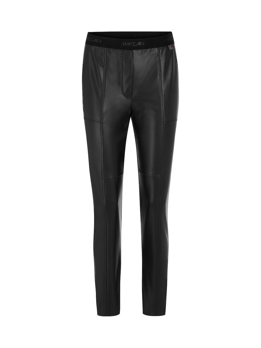 Black Sofia Faux Leather Pants