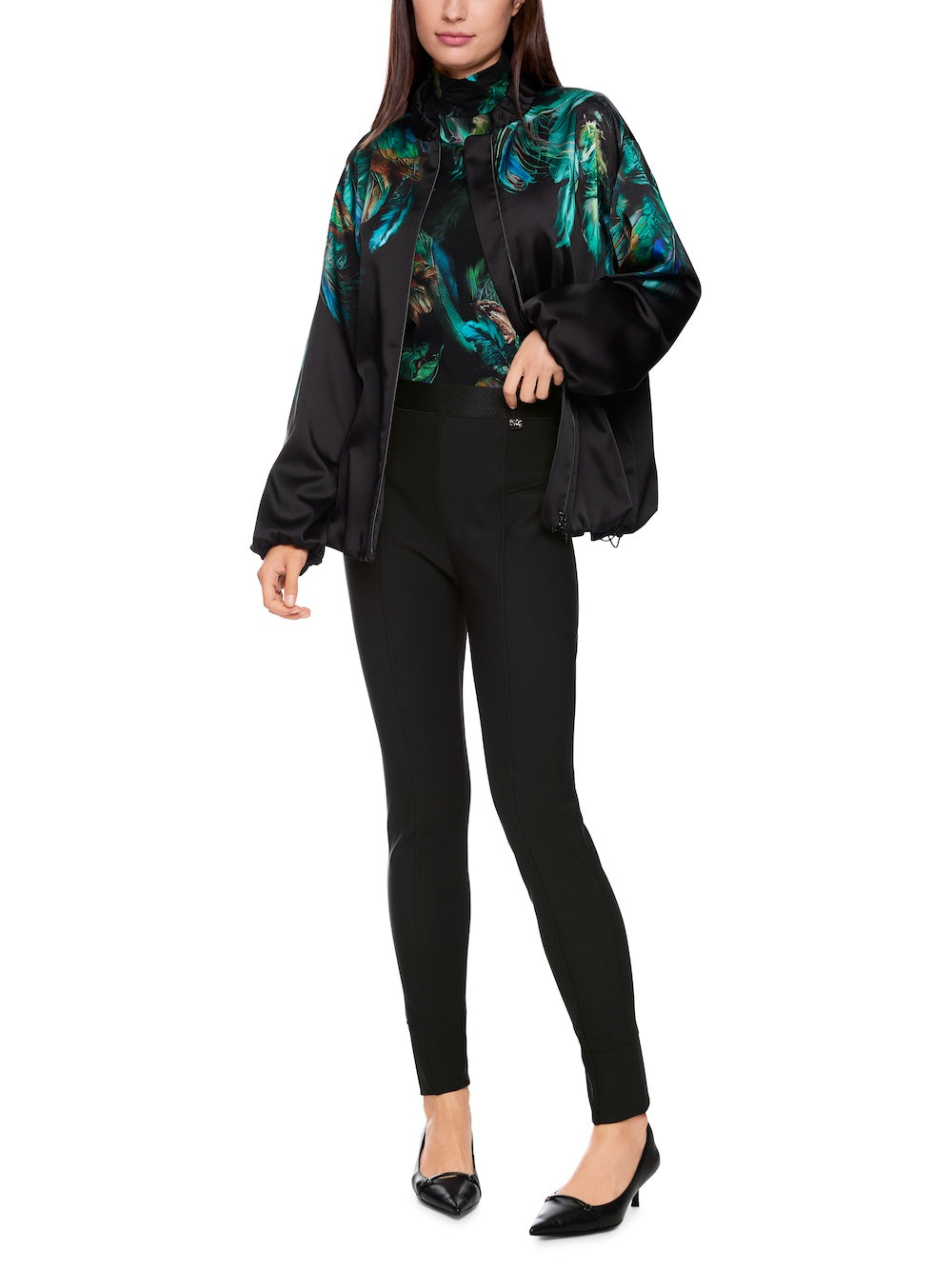 Black Sofia Slim Leg Pants