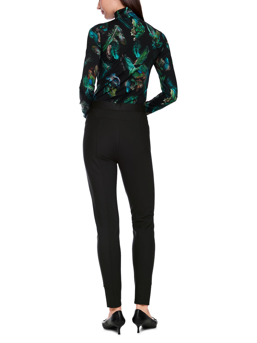 Black Sofia Slim Leg Pants