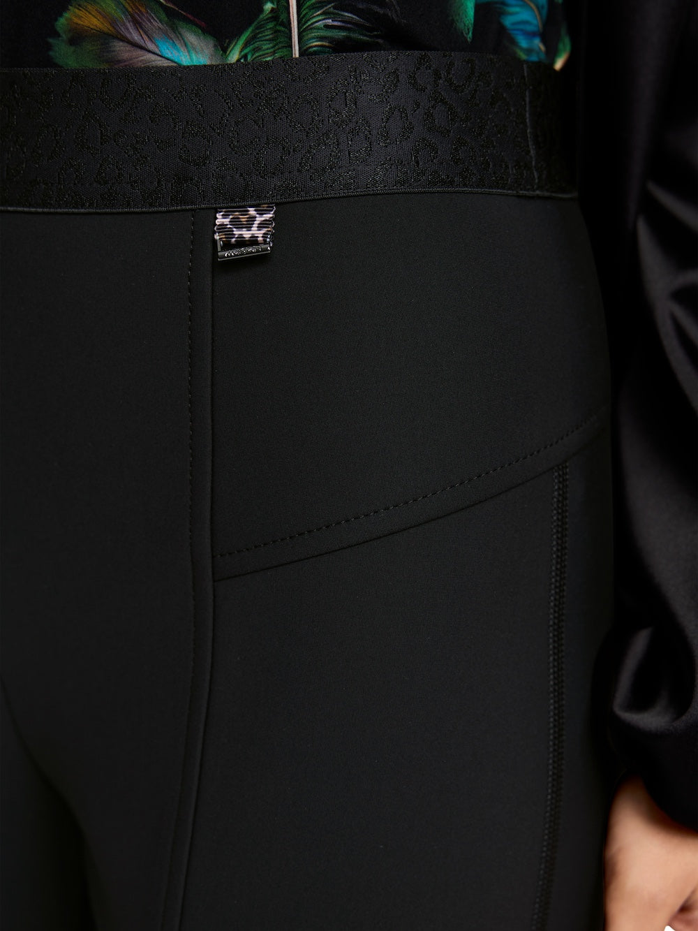 Black Sofia Slim Leg Pants