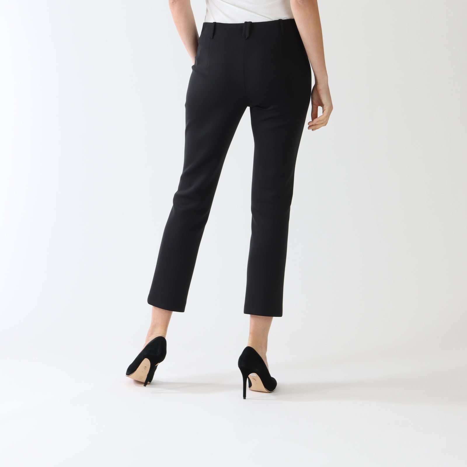 Black Sydney Slim Leg Stretch Pants