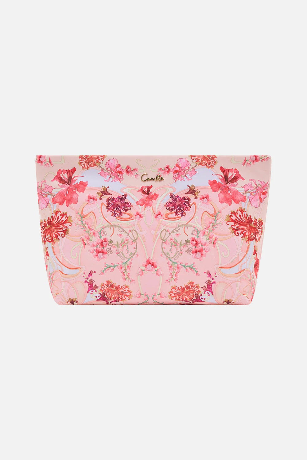 Blossoms And Brushstrokes Large Makeup Bag