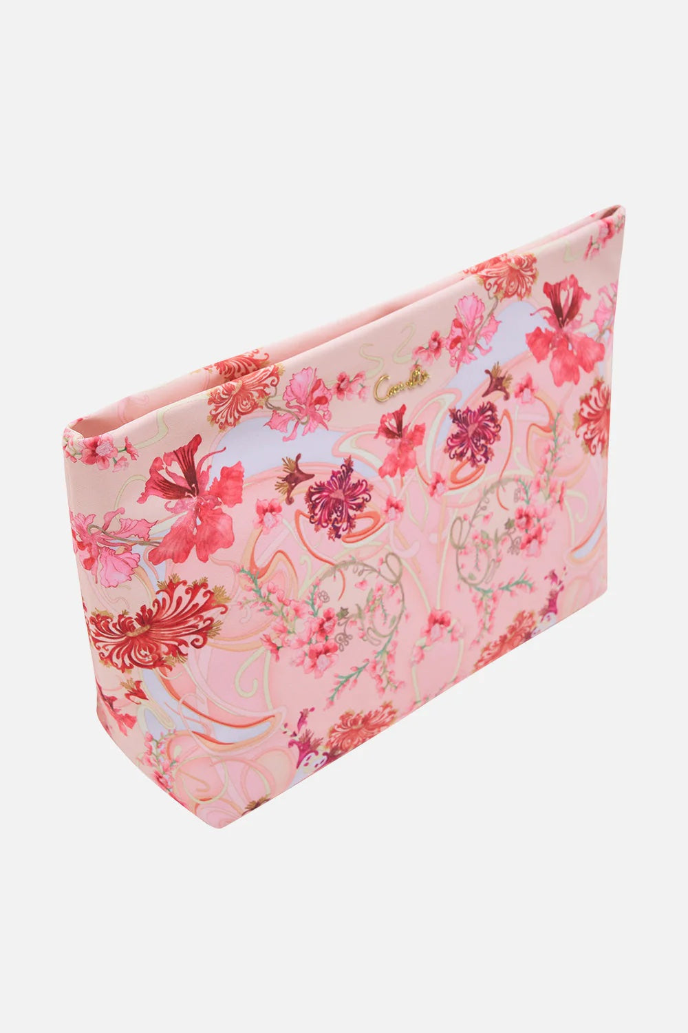 Blossoms And Brushstrokes Large Makeup Bag