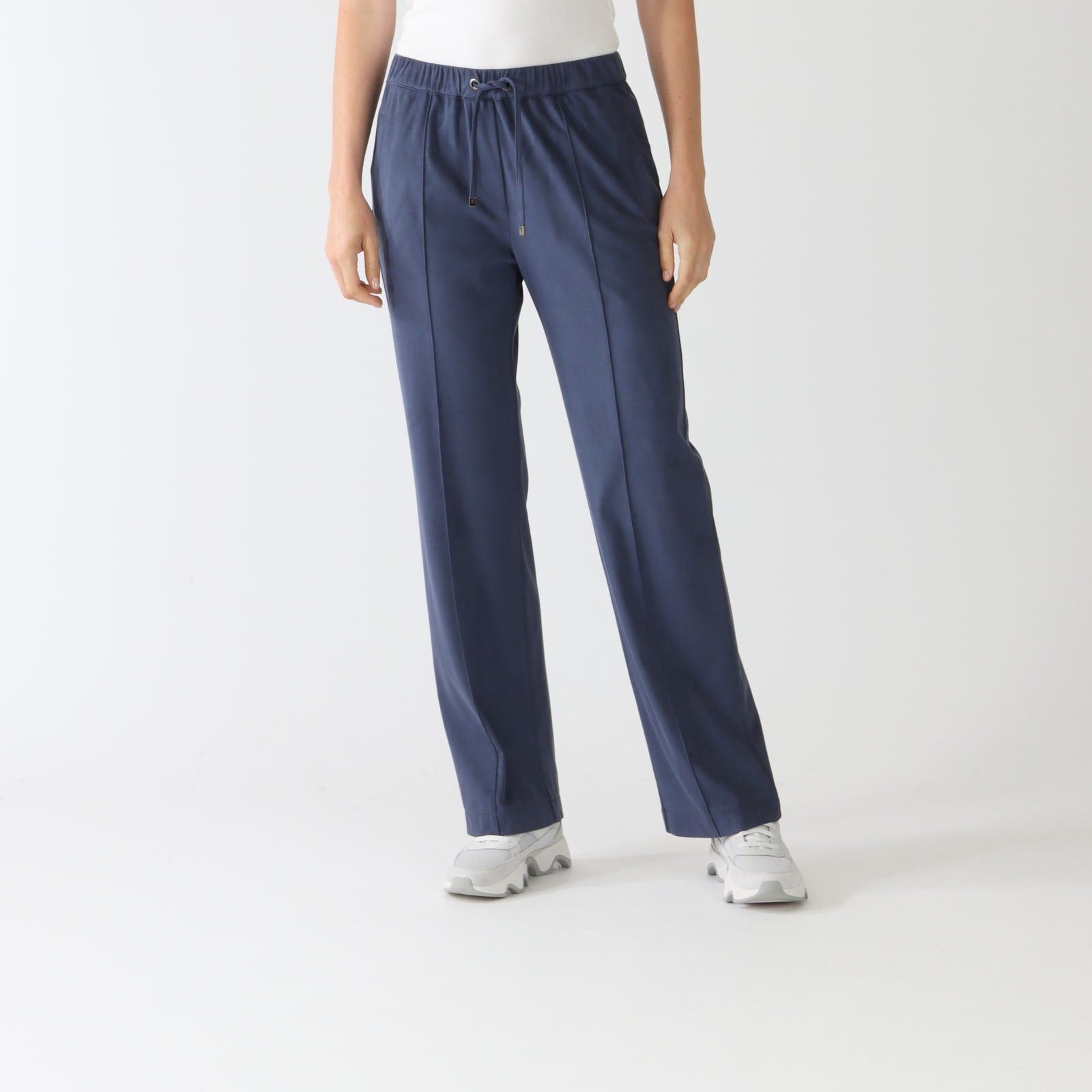 Blu Suede Pull-On Straight Leg Pants