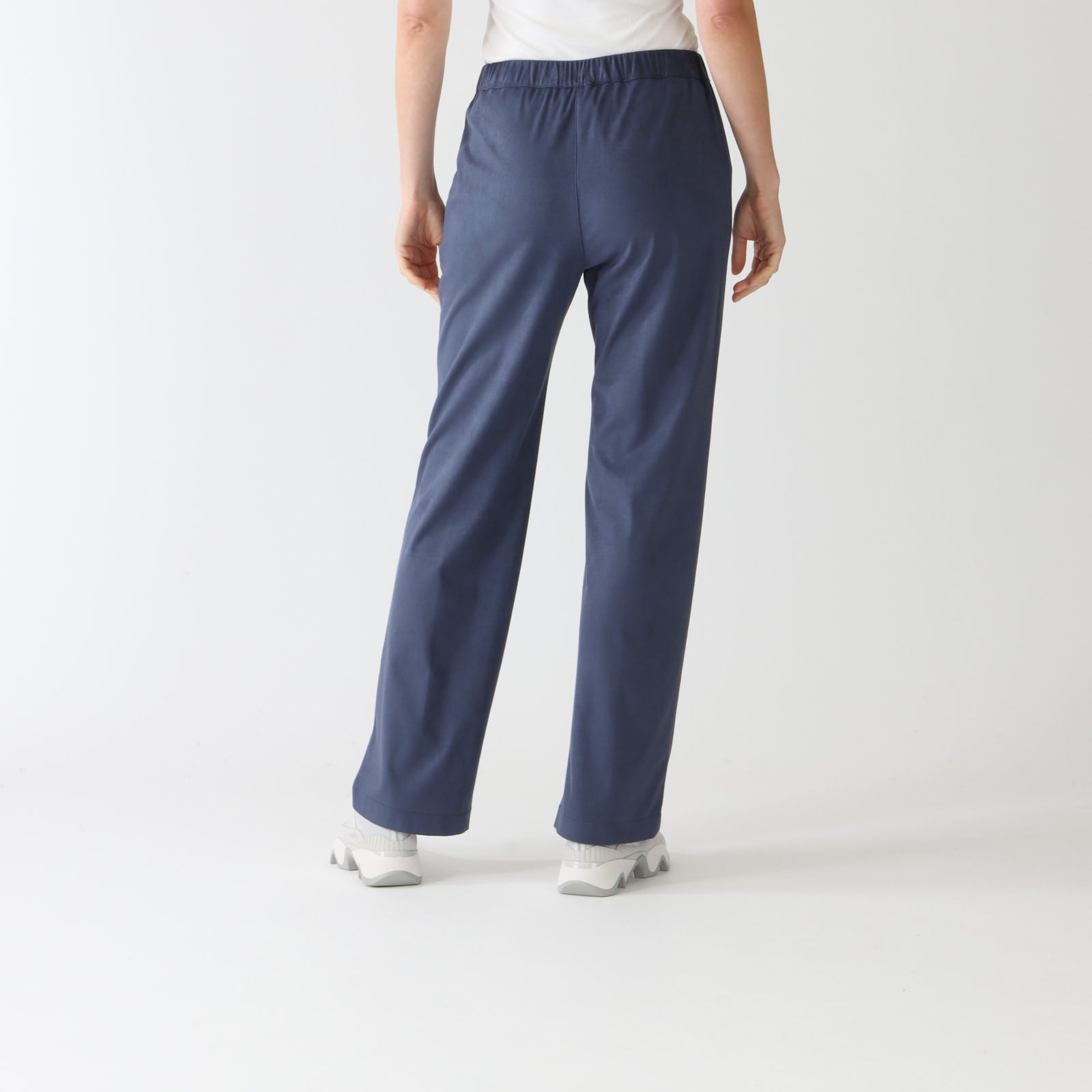Blu Suede Pull-On Straight Leg Pants