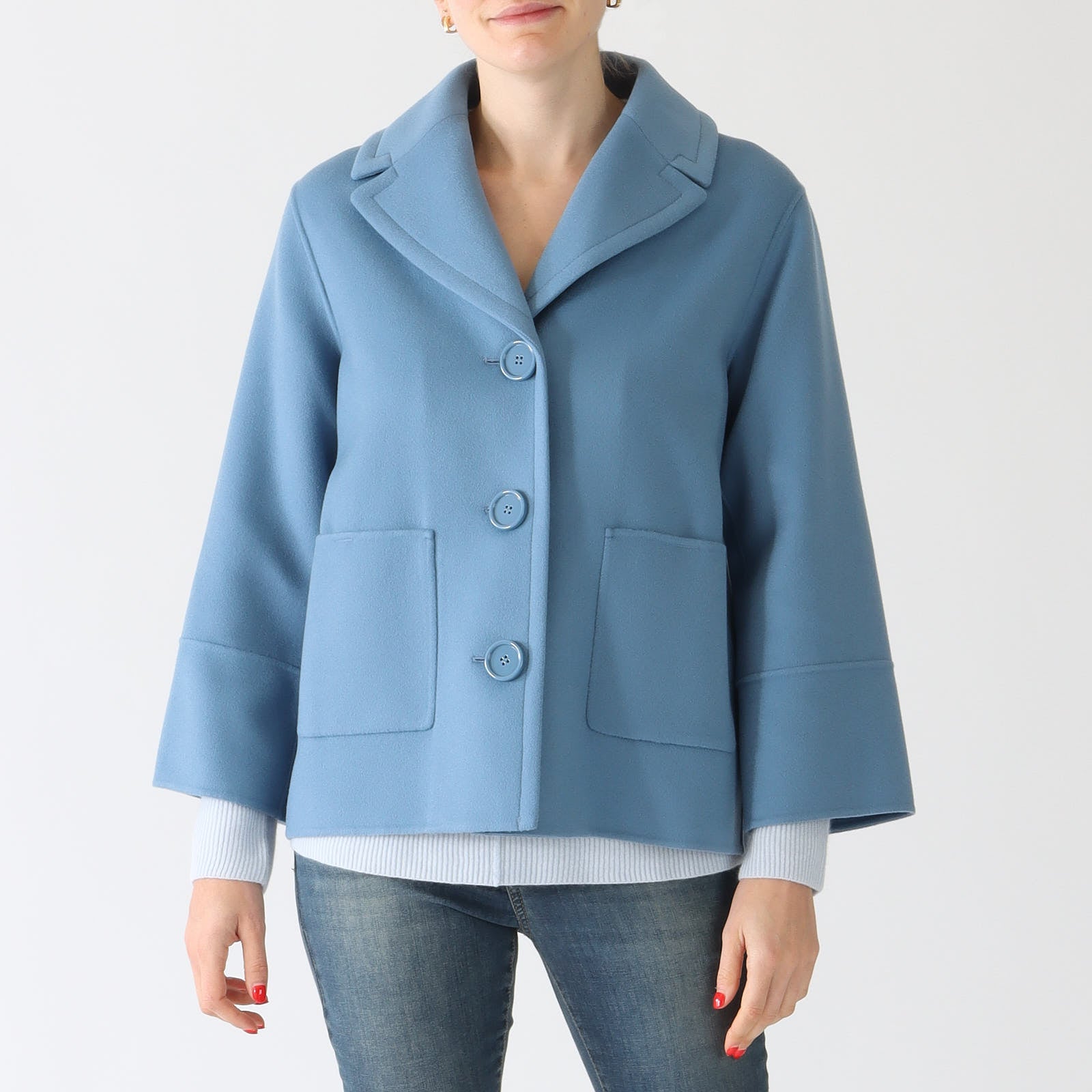 Blue Jeans Windsor Single Breasted Wool Jacket