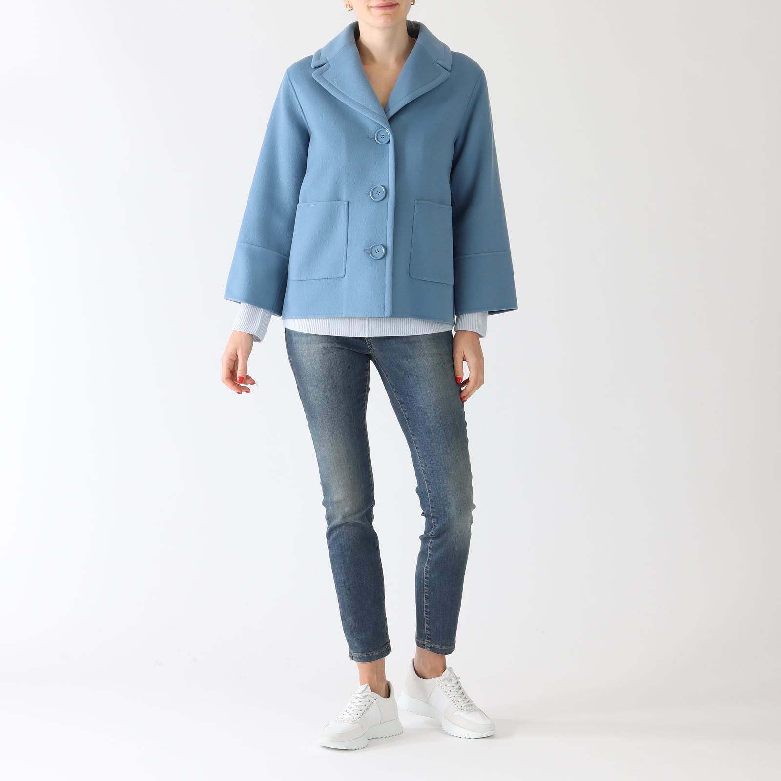 Blue Jeans Windsor Single Breasted Wool Jacket