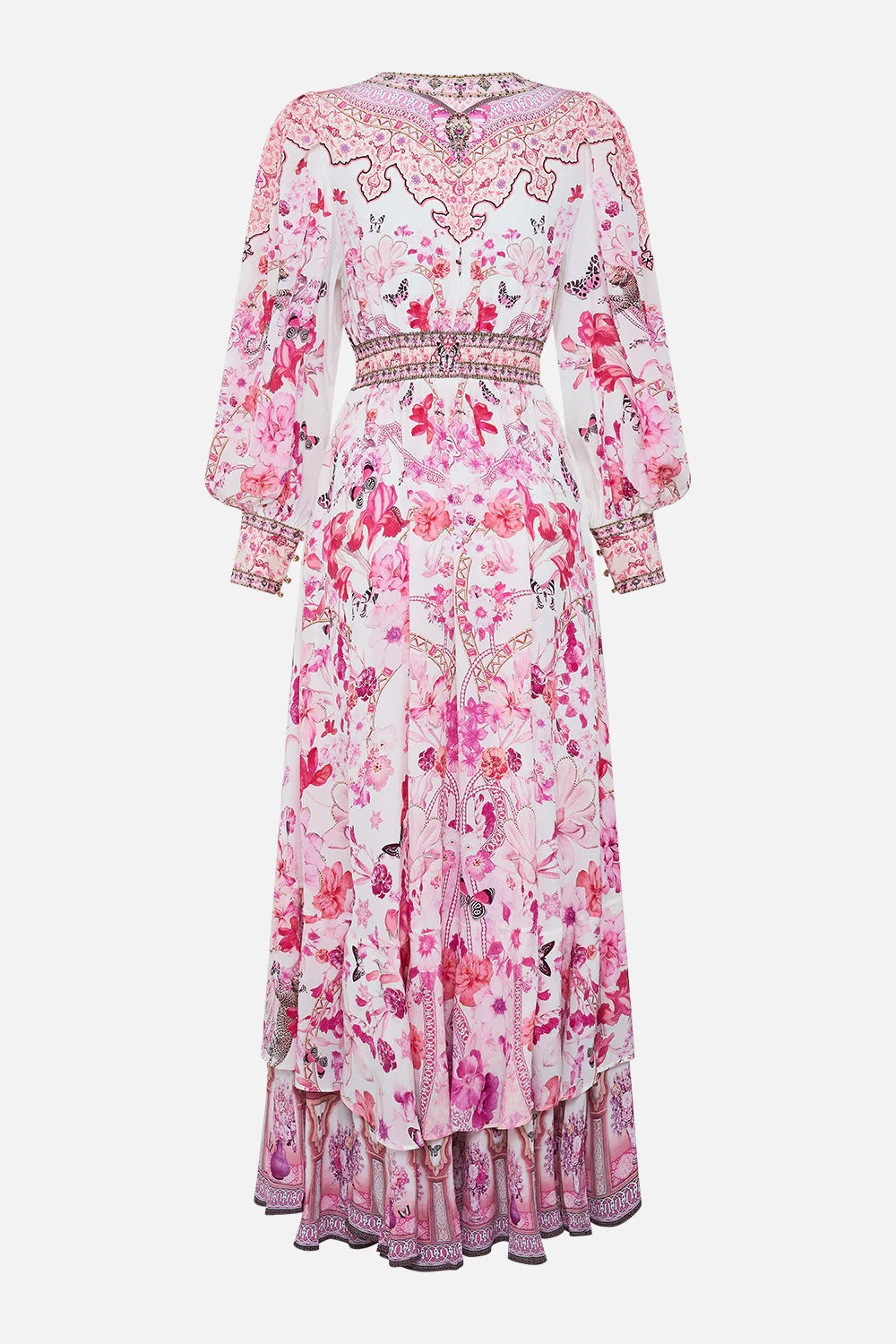 Botanical Novella Button Front Maxi Dress