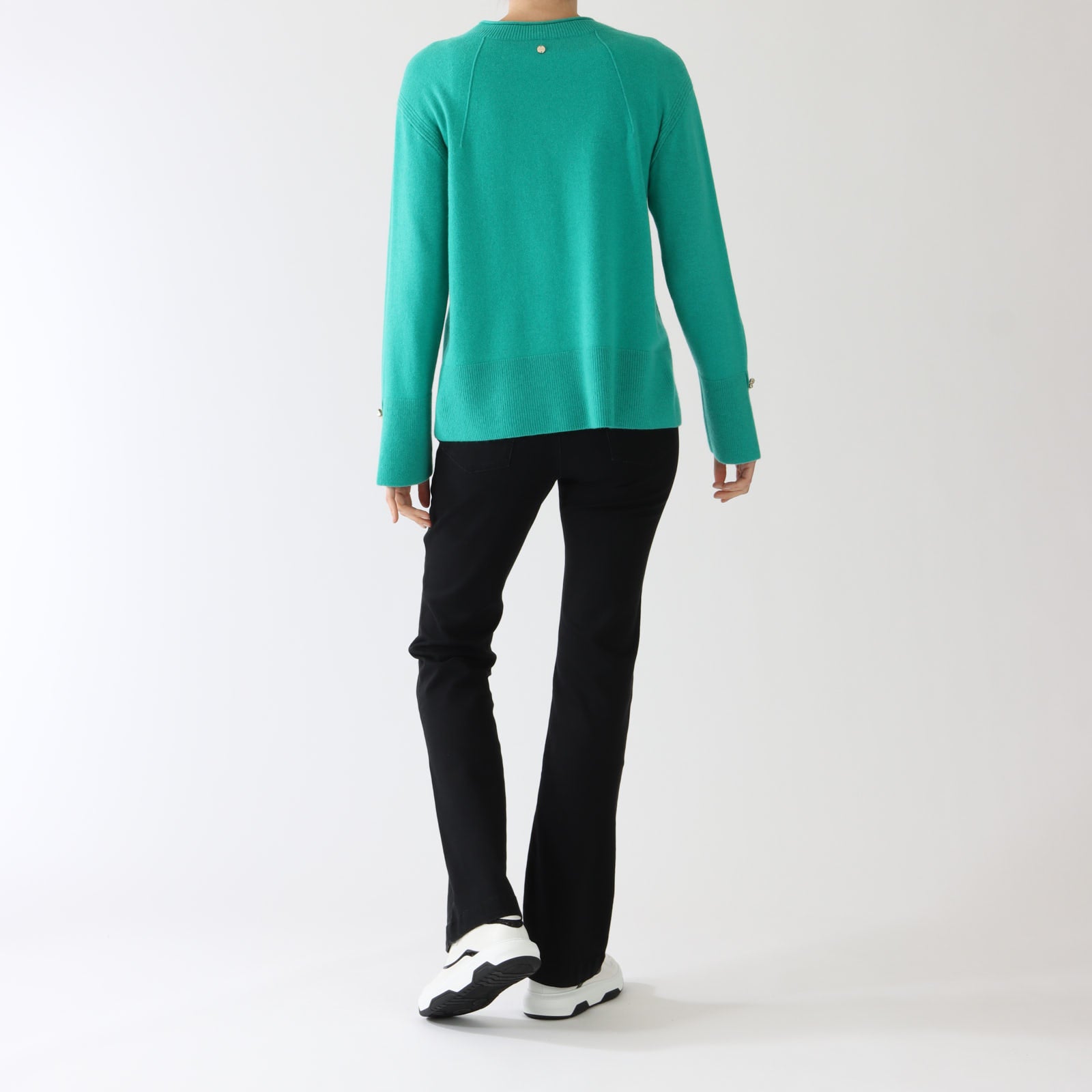 Bright Malachite Cashmere Blend Sweater