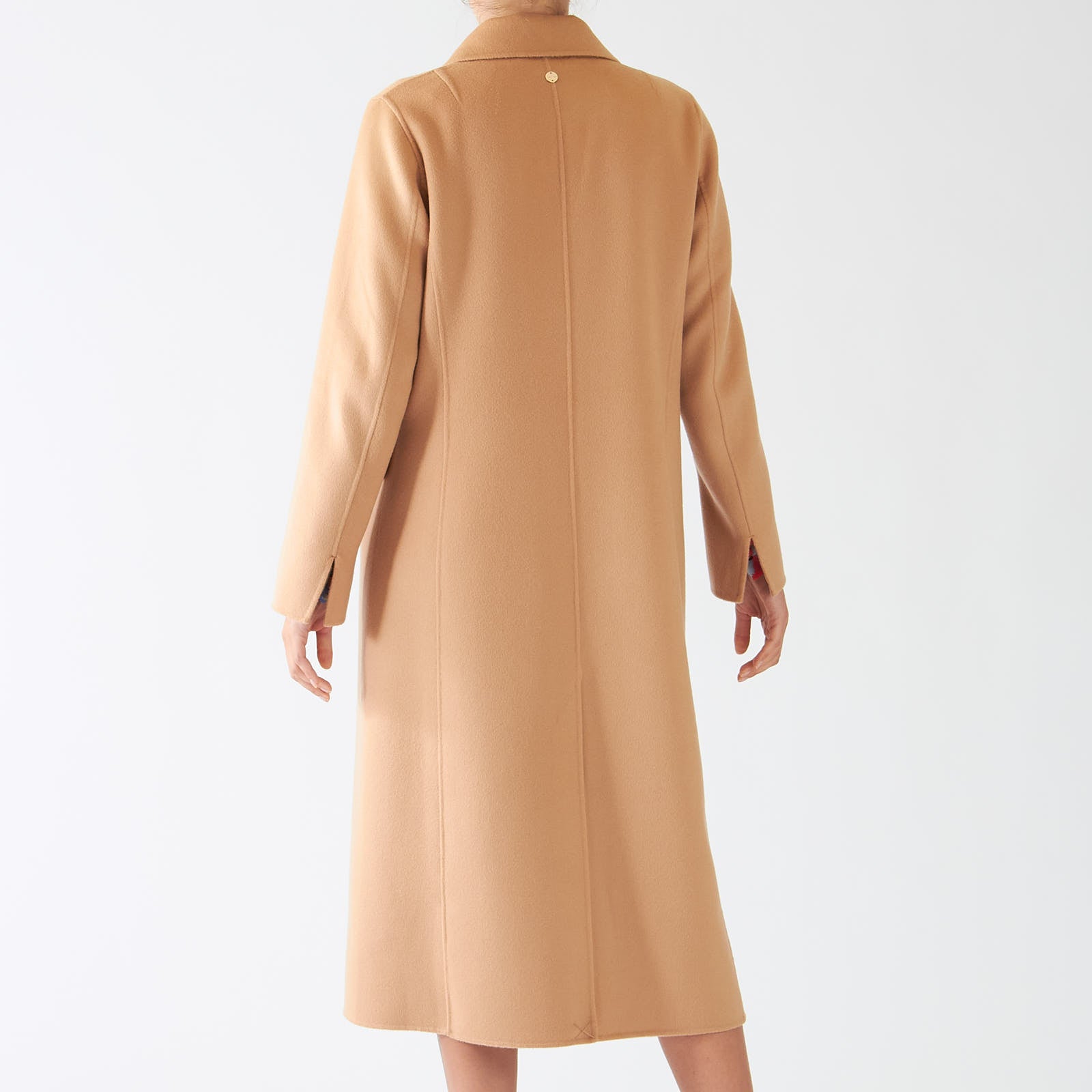 Bright Toffee Double Faced Wool Coat