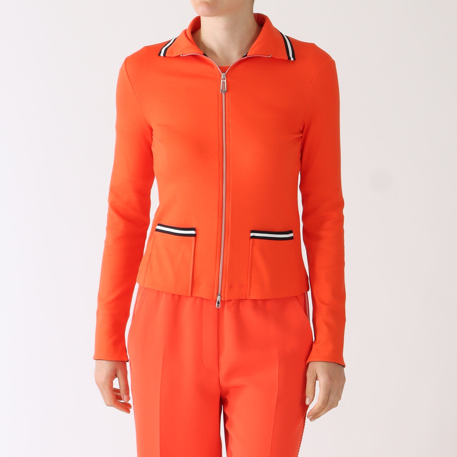 Campari Stretch Cotton Sport Trim Jacket