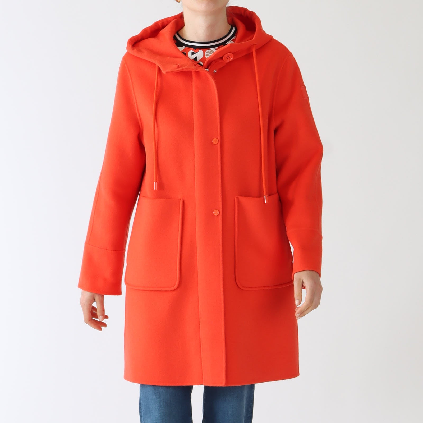 Campari Wool Blend Parka Coat