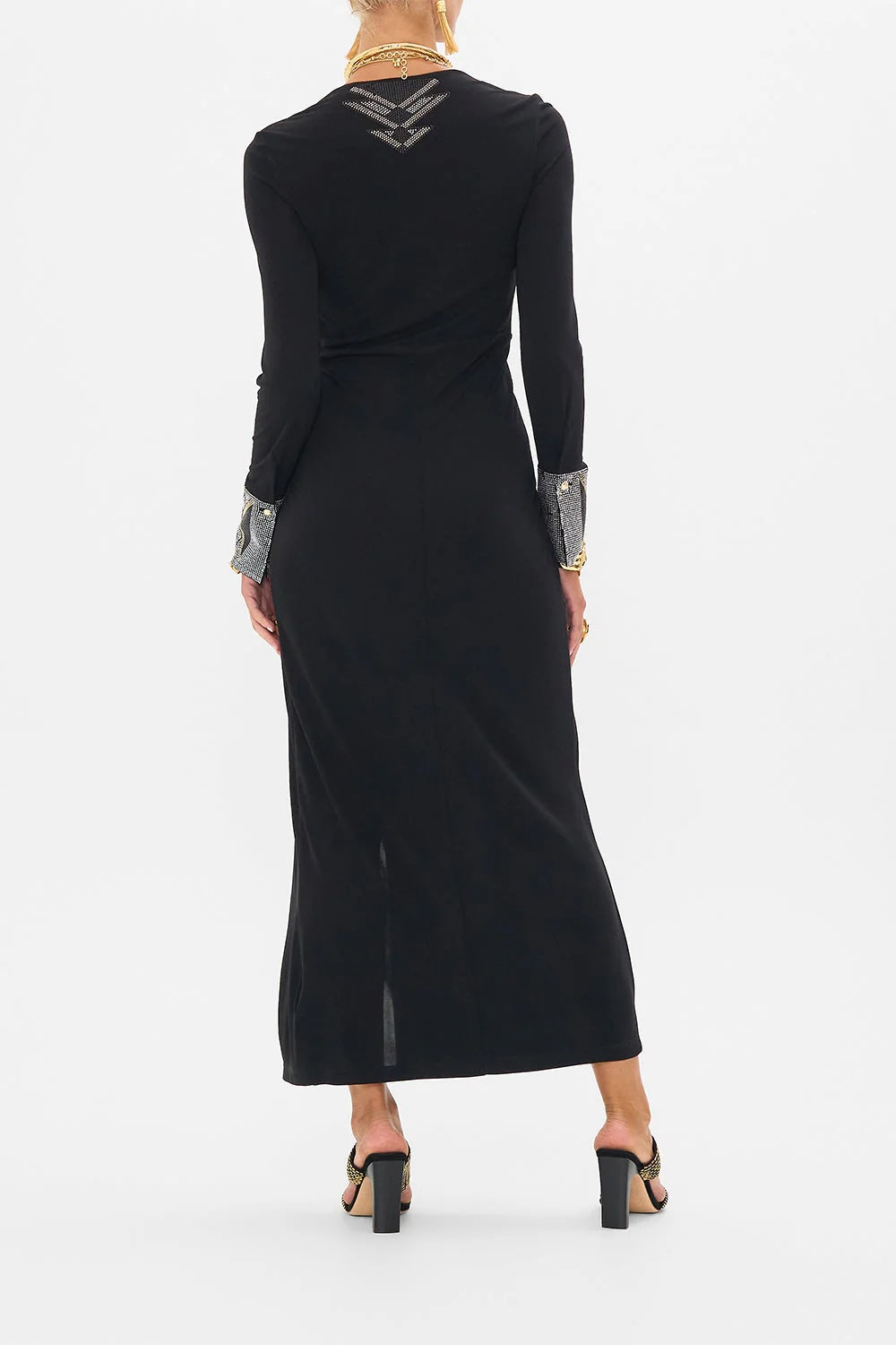 Cartouche Kingdom Twist Front Jersey Maxi Dress