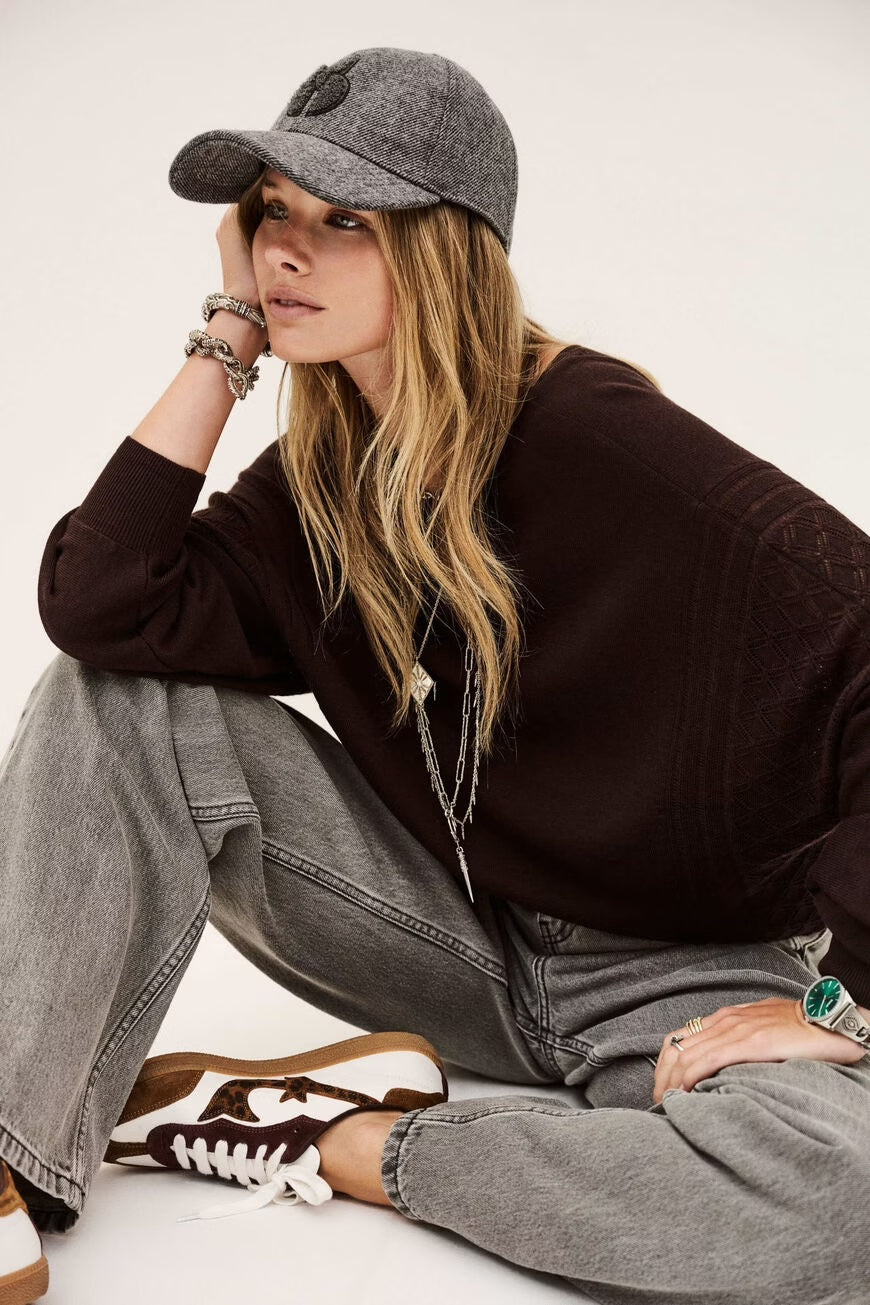 Chocolat Jassida Wool Blend Sweater