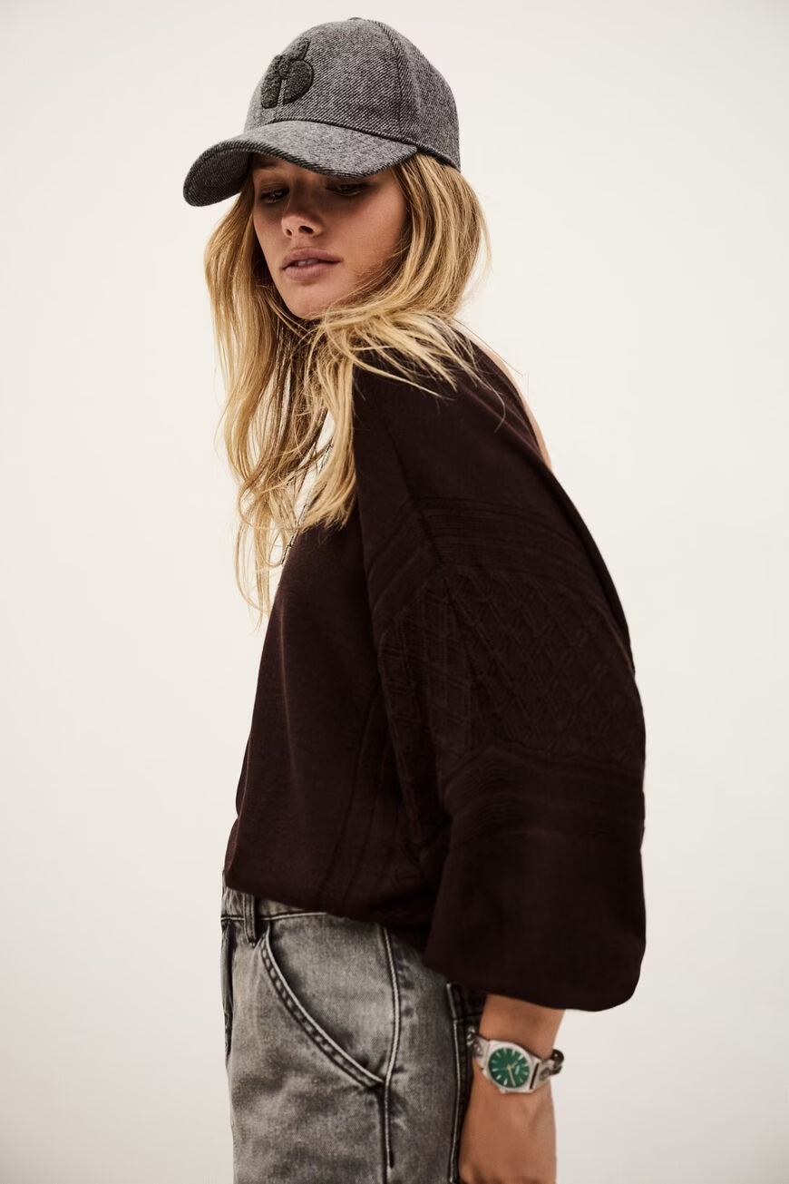 Chocolat Jassida Wool Blend Sweater